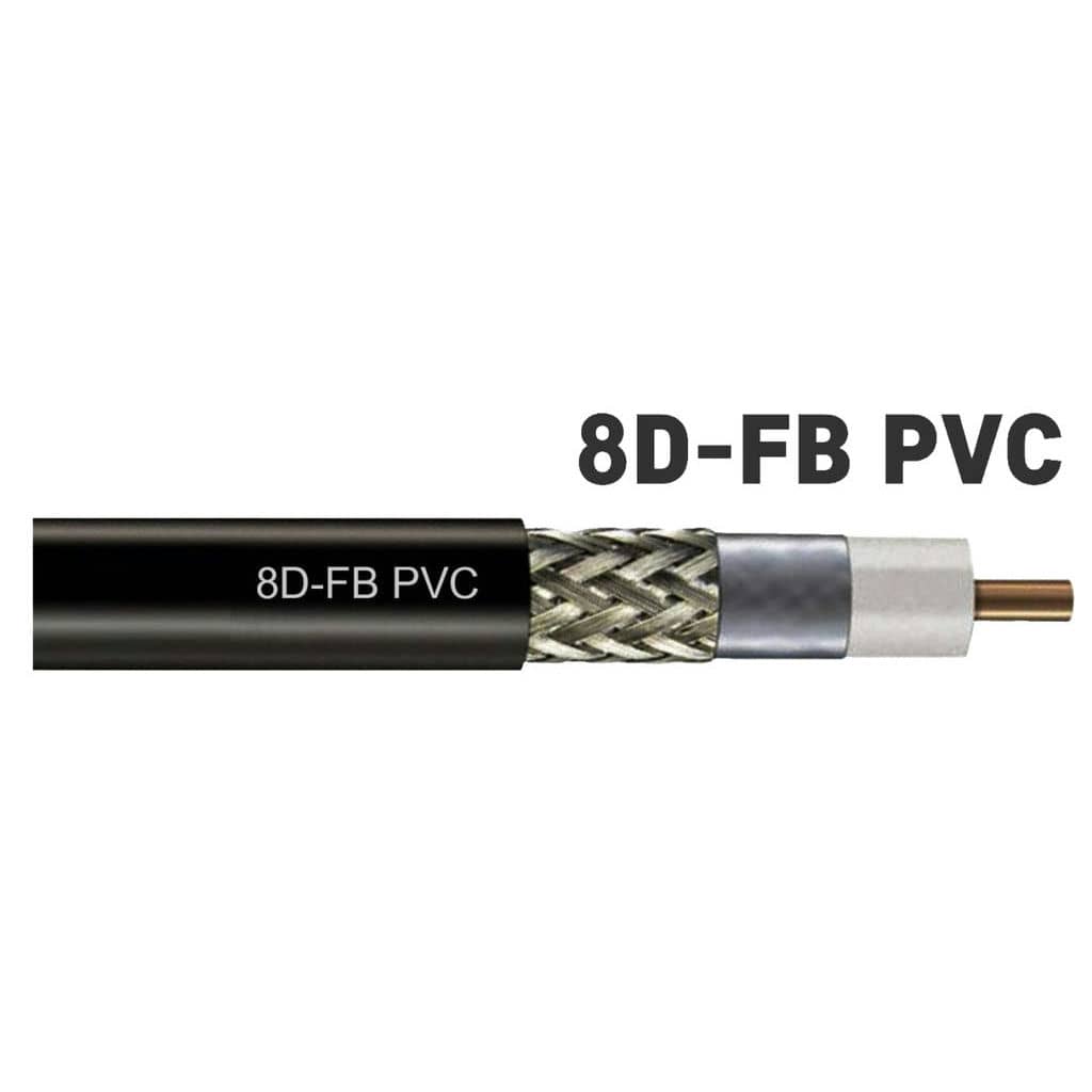 Коаксиальный кабель 8D-FB CCA PVC AL MG