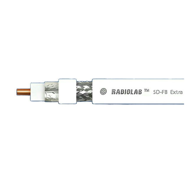 Коаксиальный кабель Radiolab 5D-FB PVC White c волновым сопротивлением 50 ом