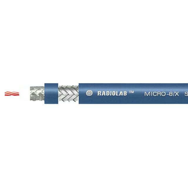Коаксиальный кабель Radiolab RG-8X PVC Blue c волновым сопротивлением 50 ом