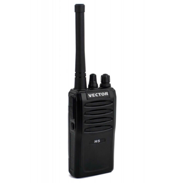 Рация Vector VT-44 HS портативная LPD/PMR с клавиатурой – вид спереди Фотография1